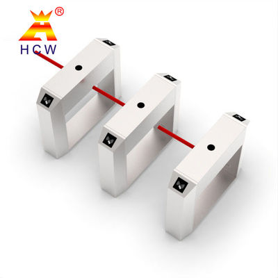 Three Arm Tripod Turnstile Gate RFID Access Control System Semi Automatic
