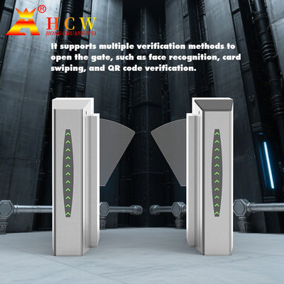 Gym Smart RFID Card  Flap Barrier System Access Control Turnstile Gate