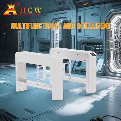 HCW Automatic Swing Barrier Turnstile Gate with 950mm Channel Width for 30–45 People/Minute and 5-Million-Cycle Lifespan