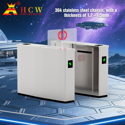 HCW Durable Barrier Turnstile Gate,Corrosion Resistant Sliding Gate System and Durable 304 Stainless Steel Barrier Turnstile Gate
