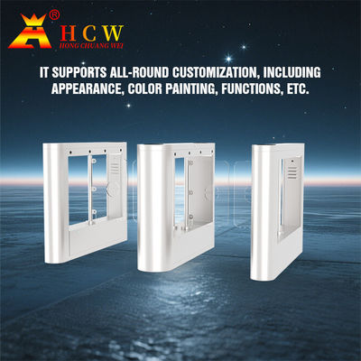 Puerta de vidrio HCW Barrera automática Puerta giratoria 20-30 personas / min