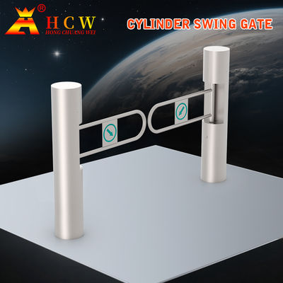 HCW AC220V Barrera de paso abatible tipo puente para peatones de una o dos direcciones