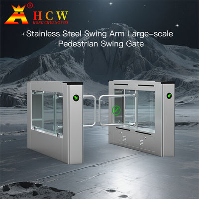 HCW 510 mm de ancho de oscilación de puertas automáticas bidireccionales sistemas de entrada giratorios