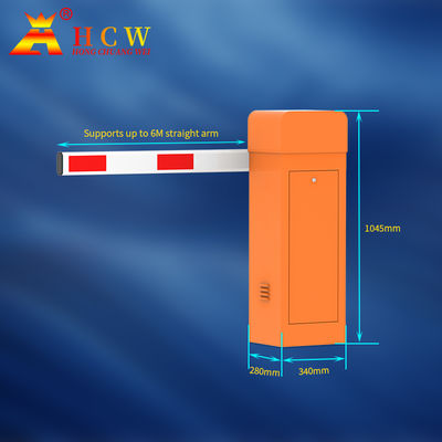 Barrera de paso para postes de tráfico HCW ajustable para comunidad eléctrica AC110V 150W OEM para estacionamiento