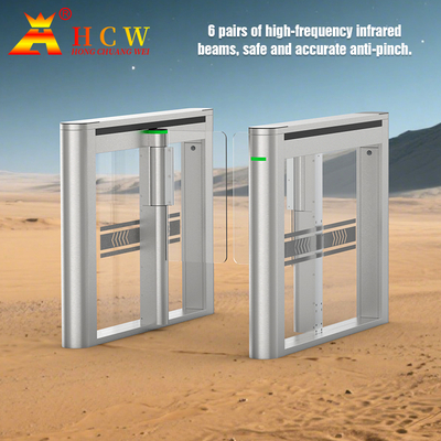 Puerta de oscilación bidireccional automática completa del control de acceso del torniquete IP54 de la barrera del oscilación