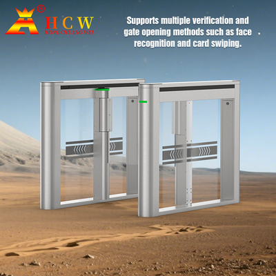 HCW Biometric Swing Turnstile Speed Gate Sistemas de seguridad de control de acceso personalizados sin escobillas